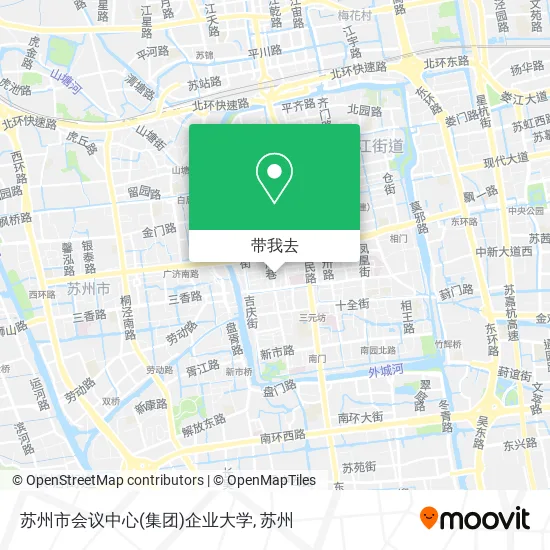 苏州市会议中心(集团)企业大学地图