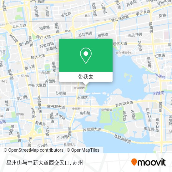 星州街与中新大道西交叉口地图