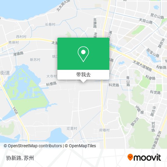 协新路地图