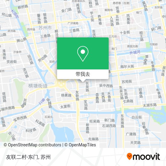 友联二村-东门地图