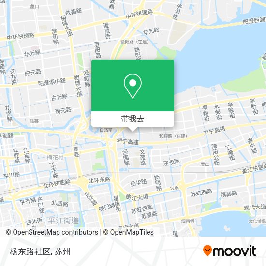 杨东路社区地图