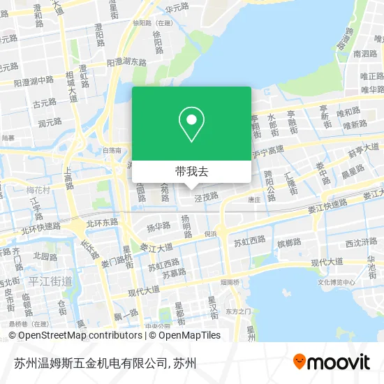苏州温姆斯五金机电有限公司地图