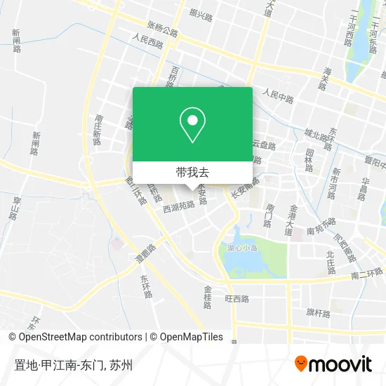 置地·甲江南-东门地图