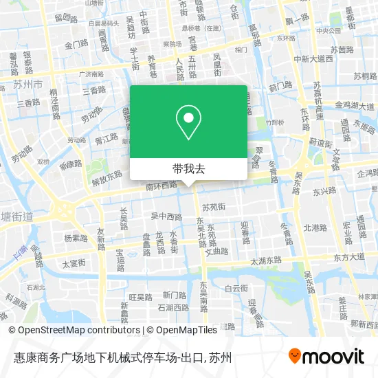 惠康商务广场地下机械式停车场-出口地图