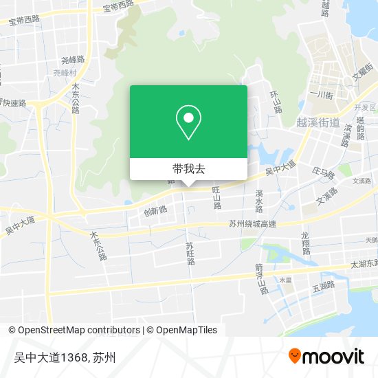 吴中大道1368地图