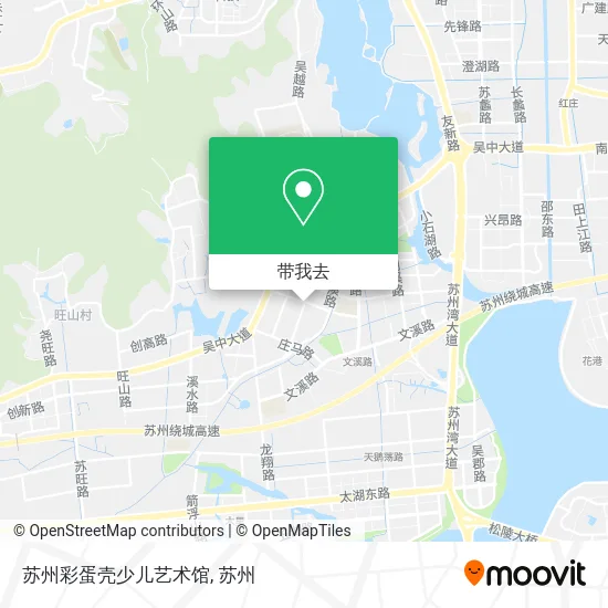 苏州彩蛋壳少儿艺术馆地图