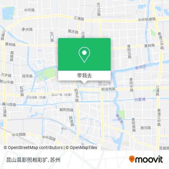 昆山晨影照相彩扩地图