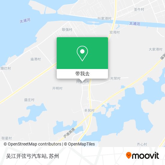 吴江开弦弓汽车站地图