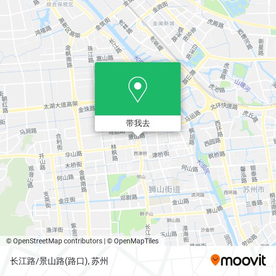 长江路/景山路(路口)地图