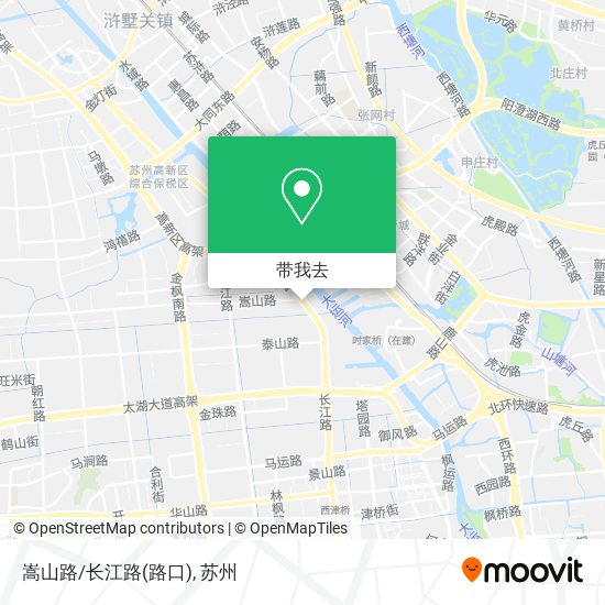 嵩山路/长江路(路口)地图