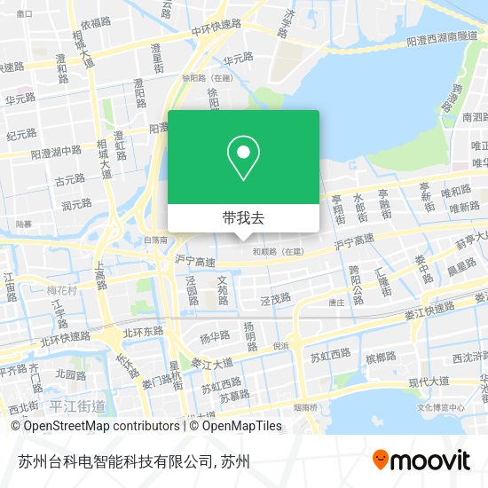 苏州台科电智能科技有限公司地图