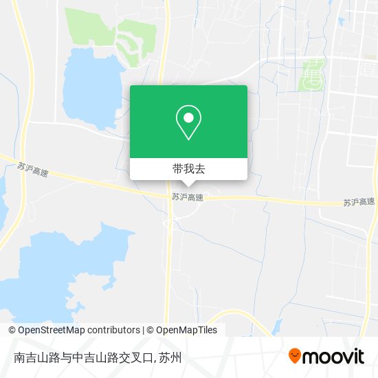 南吉山路与中吉山路交叉口地图