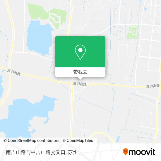 南吉山路与中吉山路交叉口地图