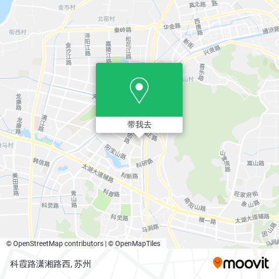 科霞路潇湘路西地图