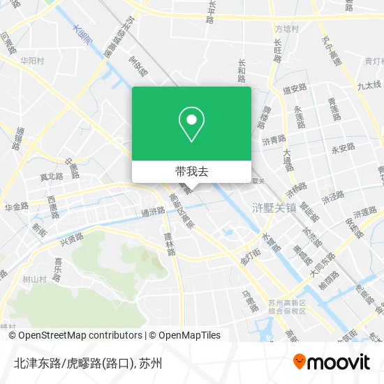 北津东路/虎疁路(路口)地图