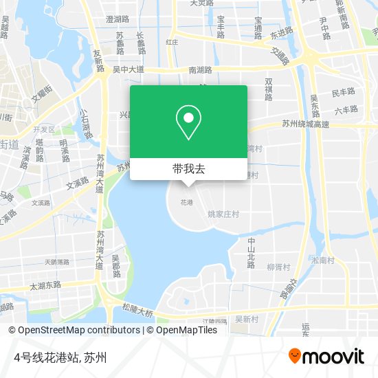 4号线花港站地图