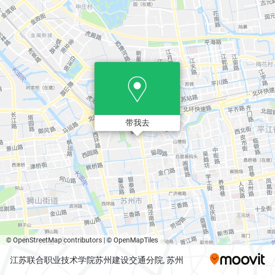 江苏联合职业技术学院苏州建设交通分院地图