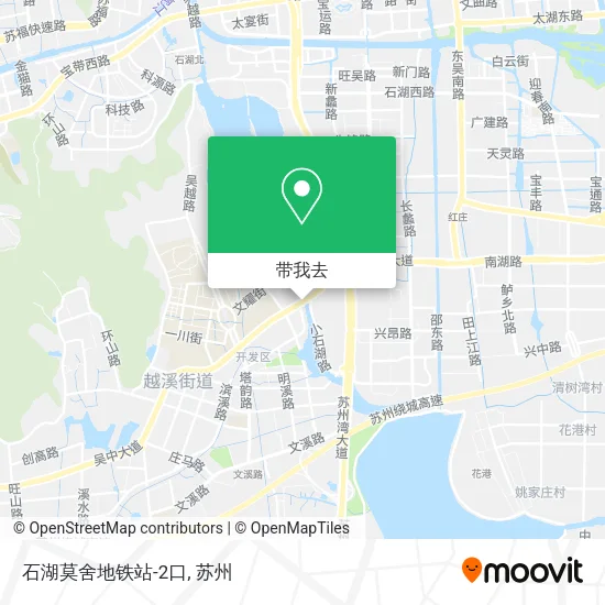 石湖莫舍地铁站-2口地图