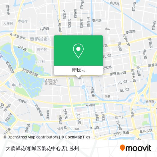 大蔡鲜花(相城区繁花中心店)地图