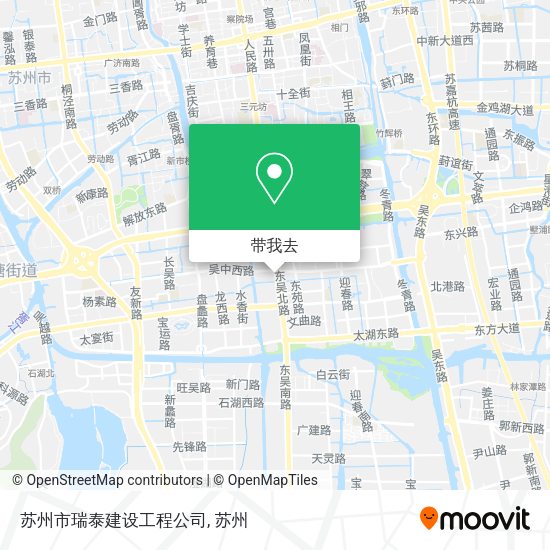 苏州市瑞泰建设工程公司地图