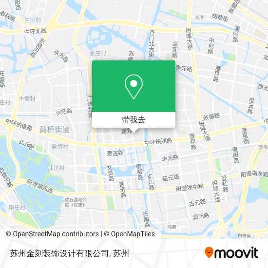 苏州金刻装饰设计有限公司地图