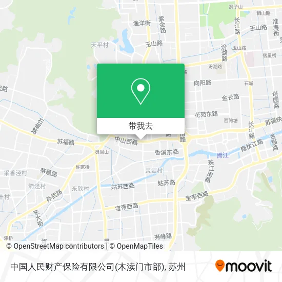 中国人民财产保险有限公司(木渎门市部)地图