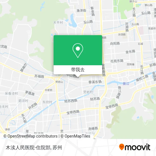 木渎人民医院-住院部地图