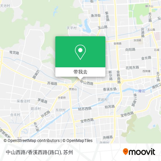 中山西路/香溪西路(路口)地图