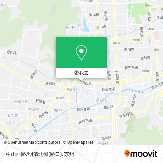 中山西路/明清北街(路口)地图