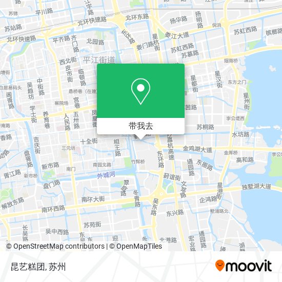 昆艺糕团地图