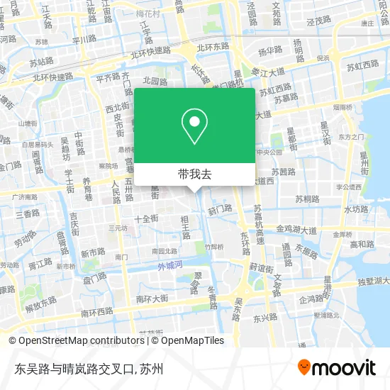 东吴路与晴岚路交叉口地图