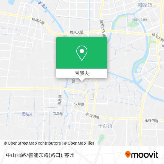 中山西路/善浦东路(路口)地图