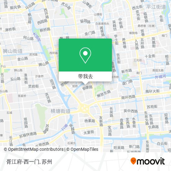 胥江府-西一门地图