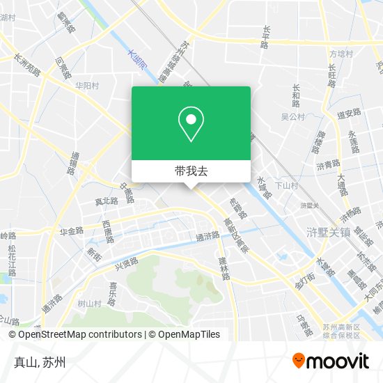 真山地图