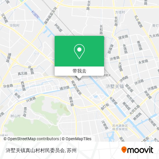 浒墅关镇真山村村民委员会地图