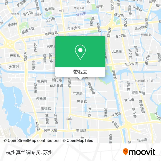 杭州真丝绸专卖地图