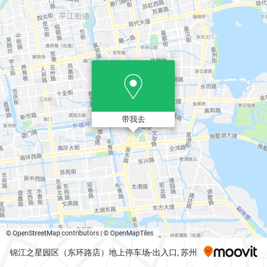 锦江之星园区（东环路店）地上停车场-出入口地图