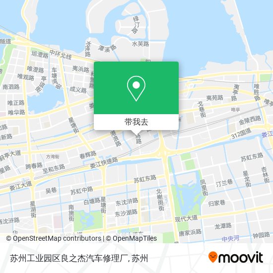 苏州工业园区良之杰汽车修理厂地图