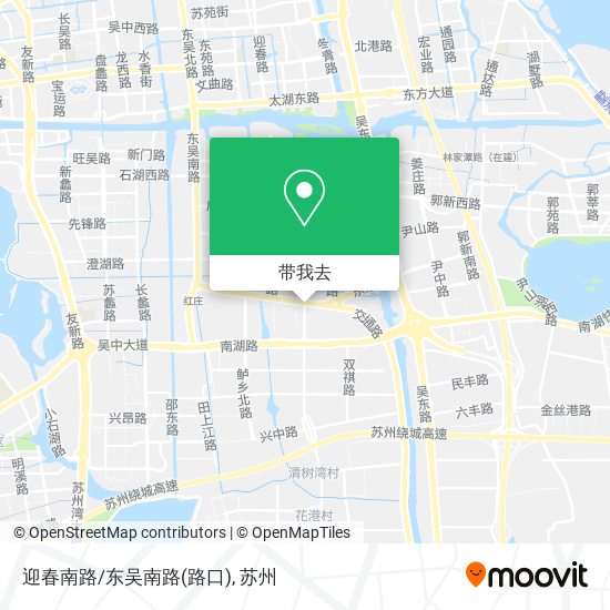 迎春南路/东吴南路(路口)地图