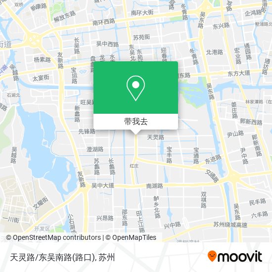 天灵路/东吴南路(路口)地图