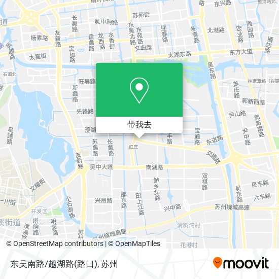 东吴南路/越湖路(路口)地图