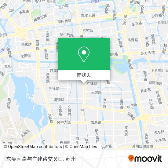 东吴南路与广建路交叉口地图
