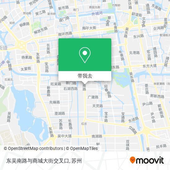 东吴南路与商城大街交叉口地图