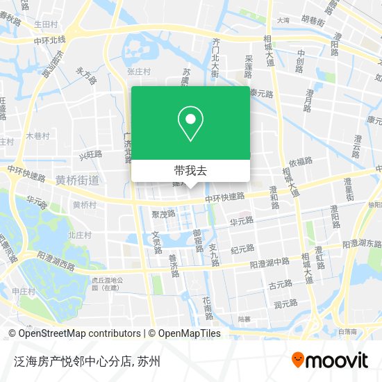泛海房产悦邻中心分店地图