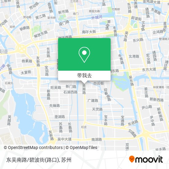 东吴南路/碧波街(路口)地图