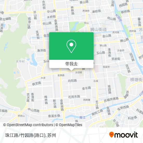 珠江路/竹园路(路口)地图