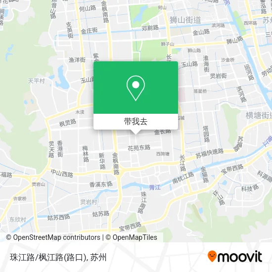 珠江路/枫江路(路口)地图