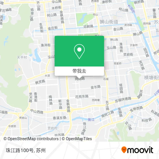 珠江路100号地图
