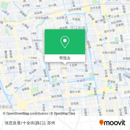 张思良巷/十全街(路口)地图