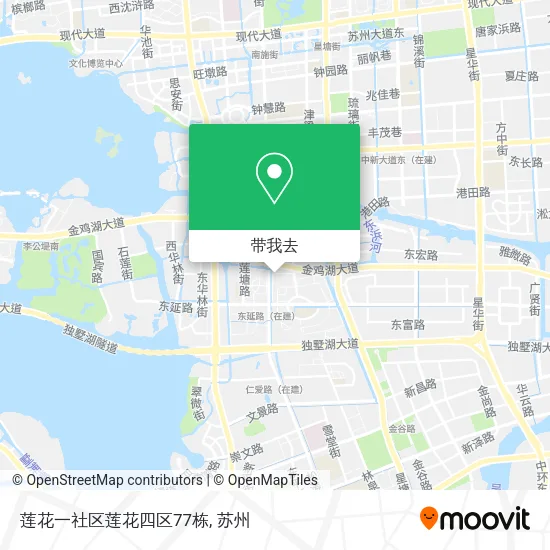 莲花一社区莲花四区77栋地图